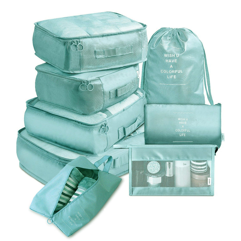 Cubo mediano TravelMaker con camisetas ordenadas en vertical