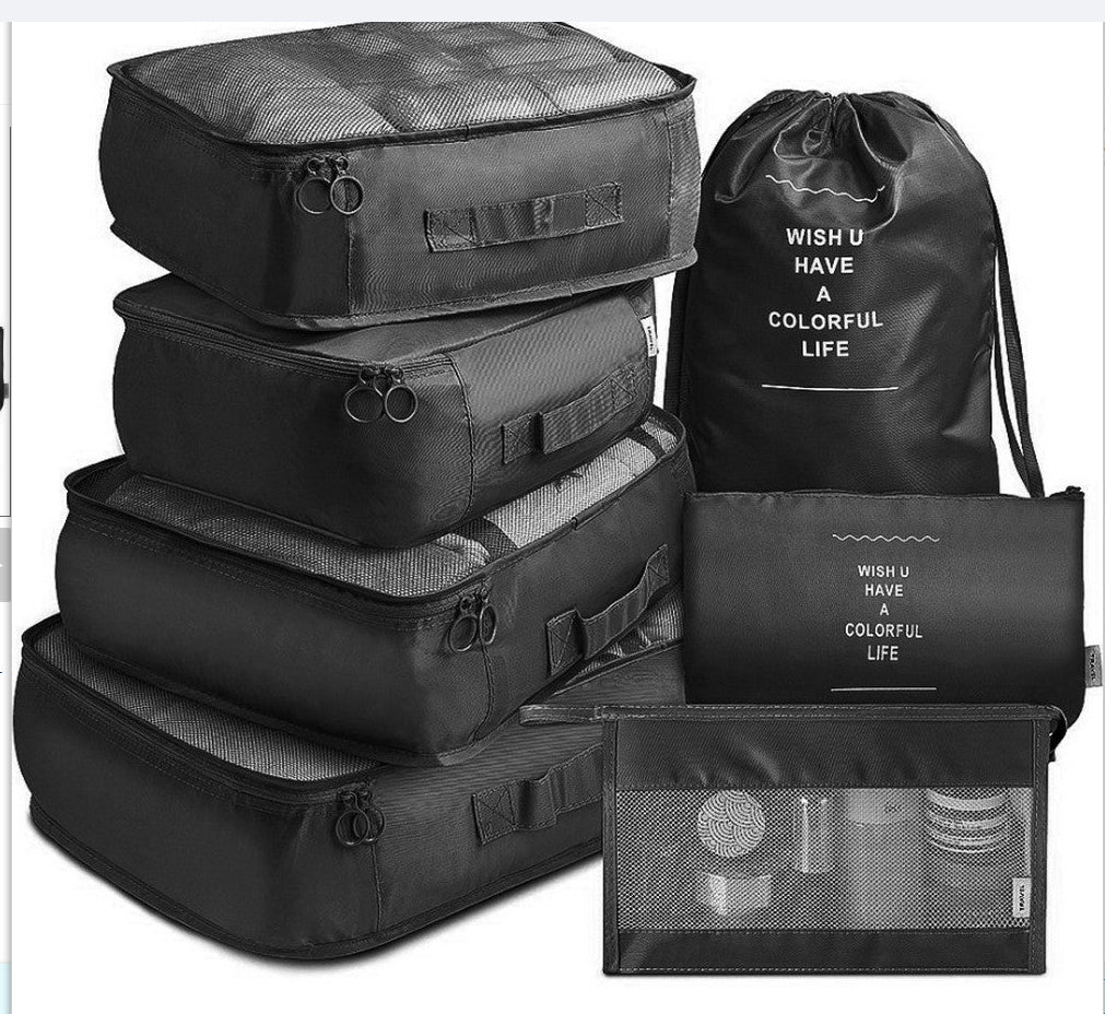 Maleta de mano organizada con los cubos TravelMaker y todo a la vista