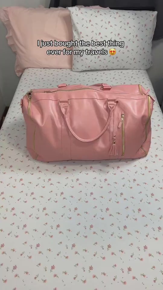 Video: la bolsa de viaje TravelMaker en rosa, lista para una escapada de fin de semana